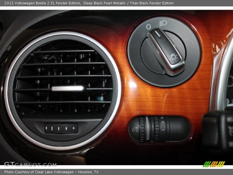 Deep Black Pearl Metallic / Titan Black Fender Edition 2013 Volkswagen Beetle 2.5L Fender Edition