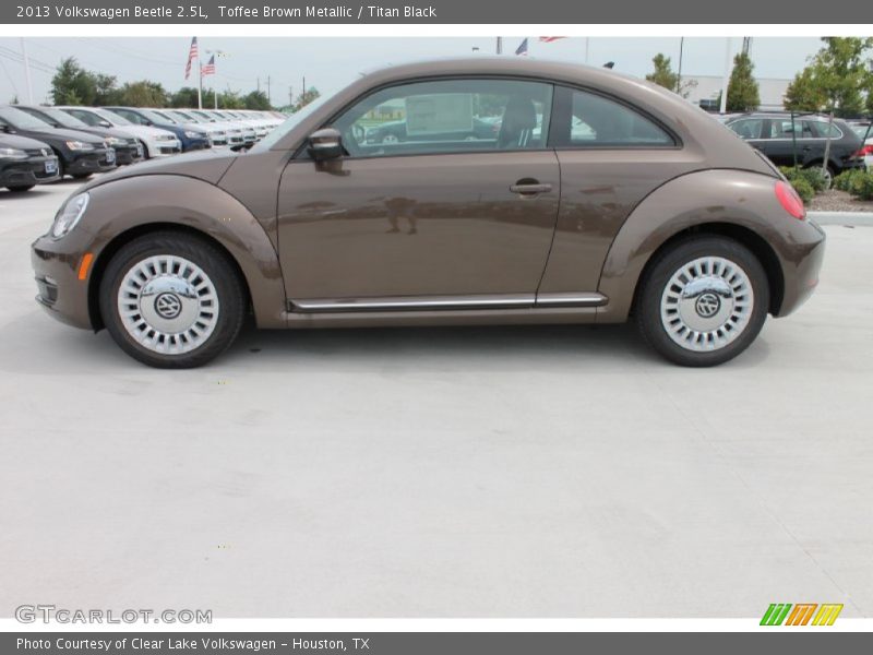 Toffee Brown Metallic / Titan Black 2013 Volkswagen Beetle 2.5L