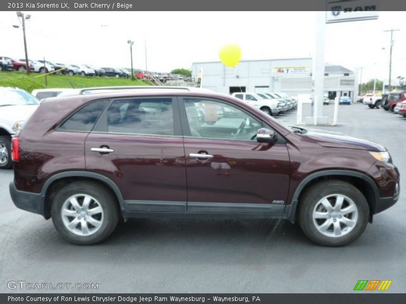 Dark Cherry / Beige 2013 Kia Sorento LX