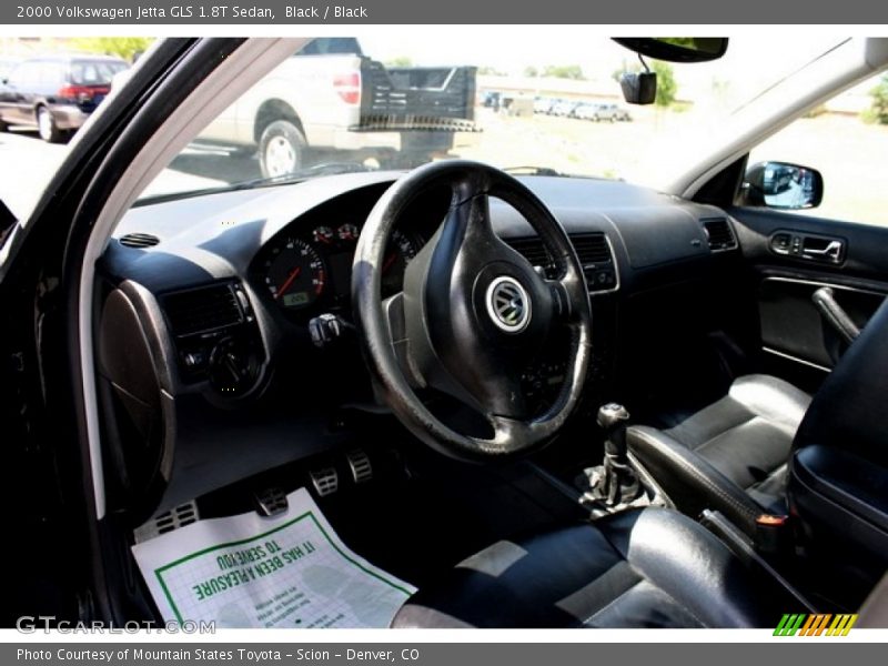 Black / Black 2000 Volkswagen Jetta GLS 1.8T Sedan