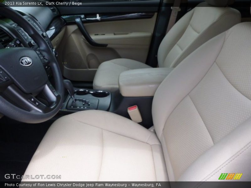 Dark Cherry / Beige 2013 Kia Sorento LX