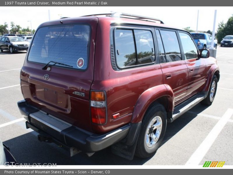 Medium Red Pearl Metallic / Oak 1997 Toyota Land Cruiser
