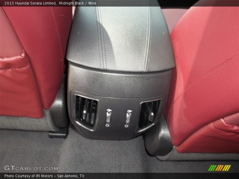 Midnight Black / Wine 2013 Hyundai Sonata Limited