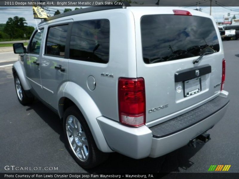 Bright Silver Metallic / Dark Slate Gray 2011 Dodge Nitro Heat 4x4