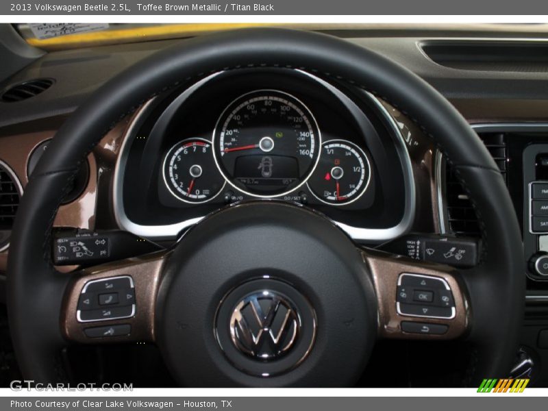 Toffee Brown Metallic / Titan Black 2013 Volkswagen Beetle 2.5L