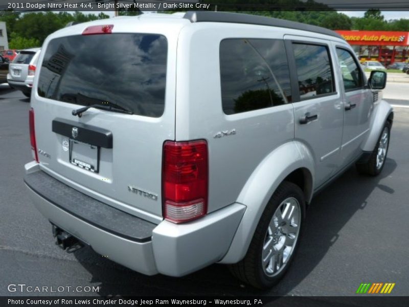 Bright Silver Metallic / Dark Slate Gray 2011 Dodge Nitro Heat 4x4