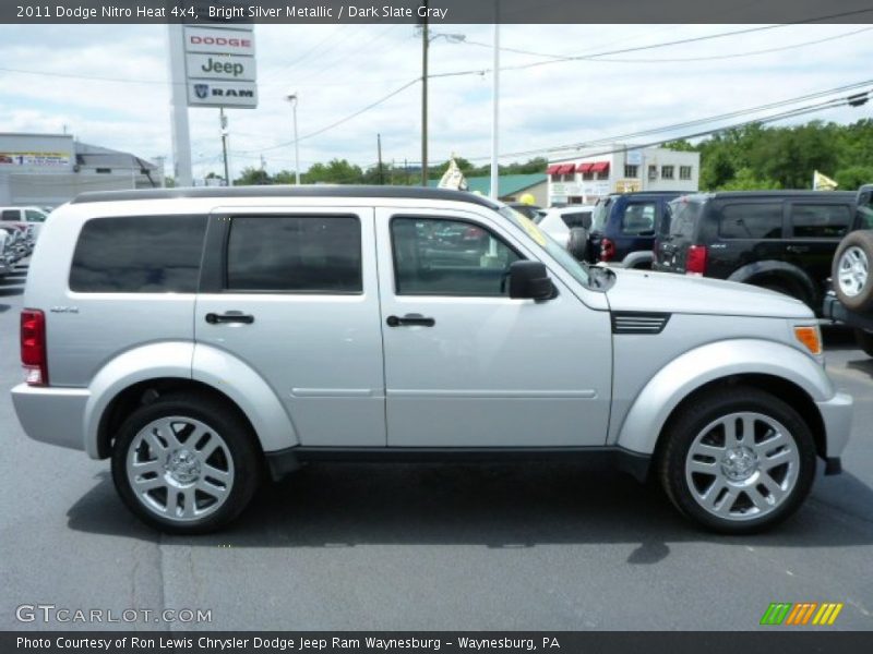 Bright Silver Metallic / Dark Slate Gray 2011 Dodge Nitro Heat 4x4