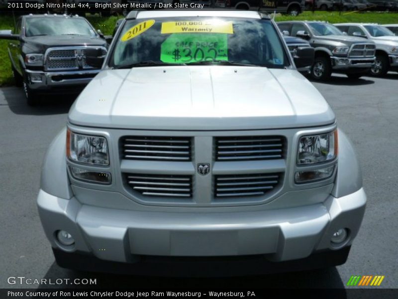 Bright Silver Metallic / Dark Slate Gray 2011 Dodge Nitro Heat 4x4