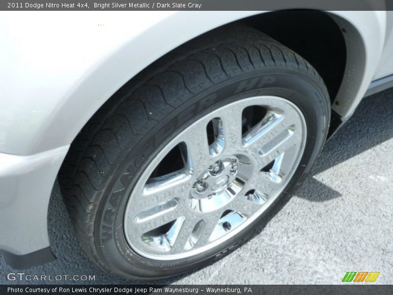 Bright Silver Metallic / Dark Slate Gray 2011 Dodge Nitro Heat 4x4