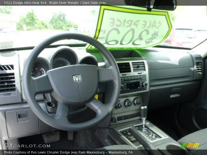 Bright Silver Metallic / Dark Slate Gray 2011 Dodge Nitro Heat 4x4