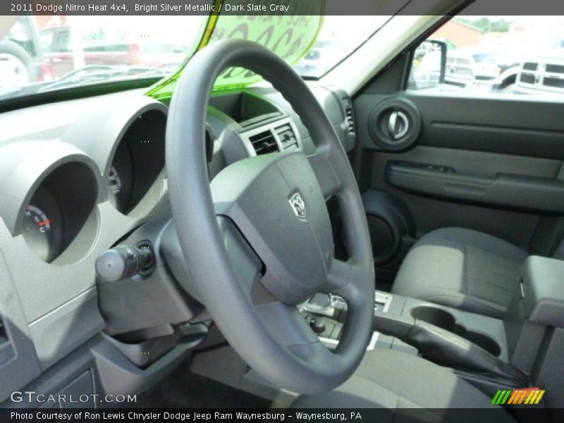 Bright Silver Metallic / Dark Slate Gray 2011 Dodge Nitro Heat 4x4