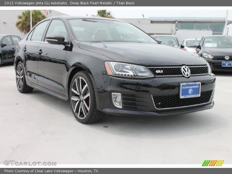 Deep Black Pearl Metallic / Titan Black 2013 Volkswagen Jetta GLI Autobahn