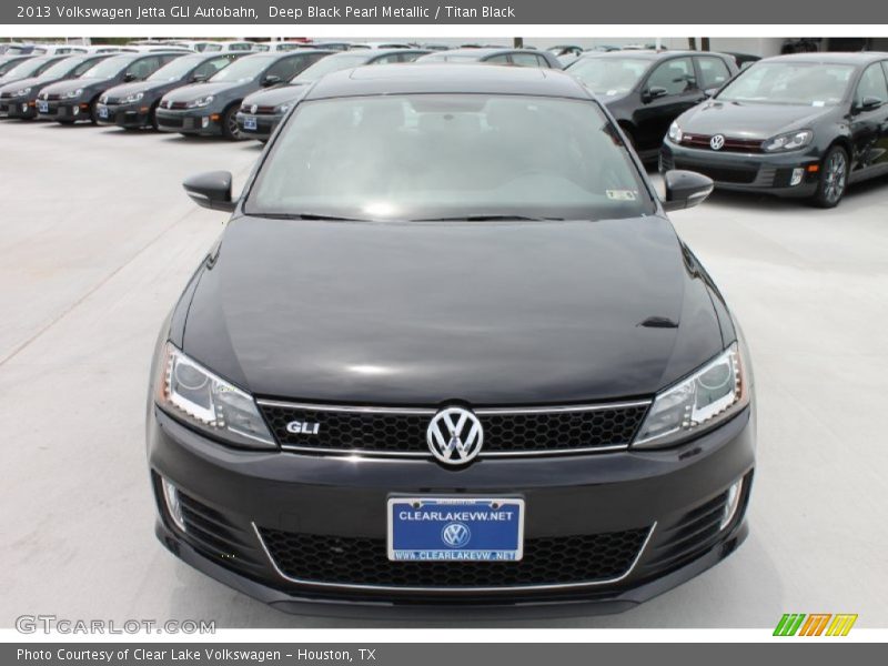 Deep Black Pearl Metallic / Titan Black 2013 Volkswagen Jetta GLI Autobahn
