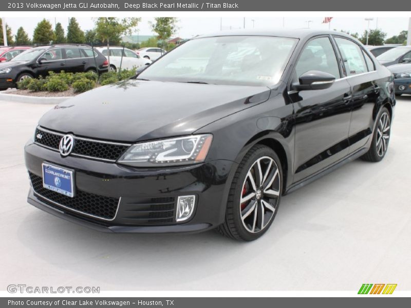 Deep Black Pearl Metallic / Titan Black 2013 Volkswagen Jetta GLI Autobahn