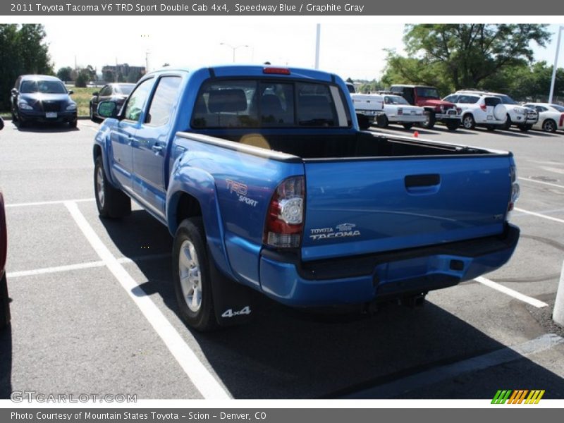 Speedway Blue / Graphite Gray 2011 Toyota Tacoma V6 TRD Sport Double Cab 4x4