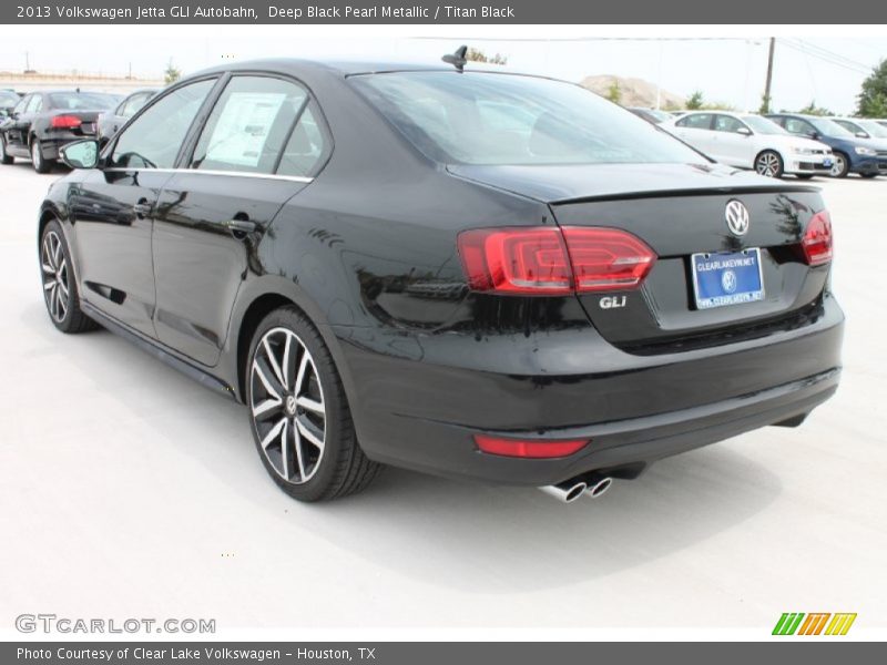 Deep Black Pearl Metallic / Titan Black 2013 Volkswagen Jetta GLI Autobahn