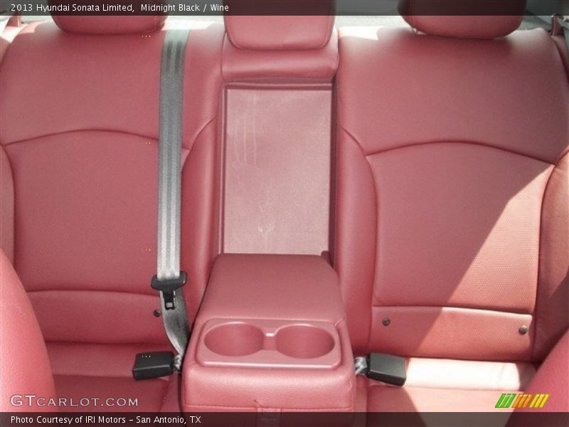 Rear Seat of 2013 Sonata Limited