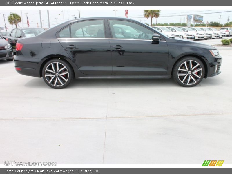 Deep Black Pearl Metallic / Titan Black 2013 Volkswagen Jetta GLI Autobahn