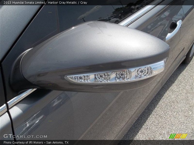 Harbor Gray Metallic / Gray 2013 Hyundai Sonata Limited