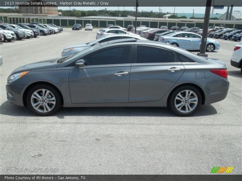 Harbor Gray Metallic / Gray 2013 Hyundai Sonata Limited