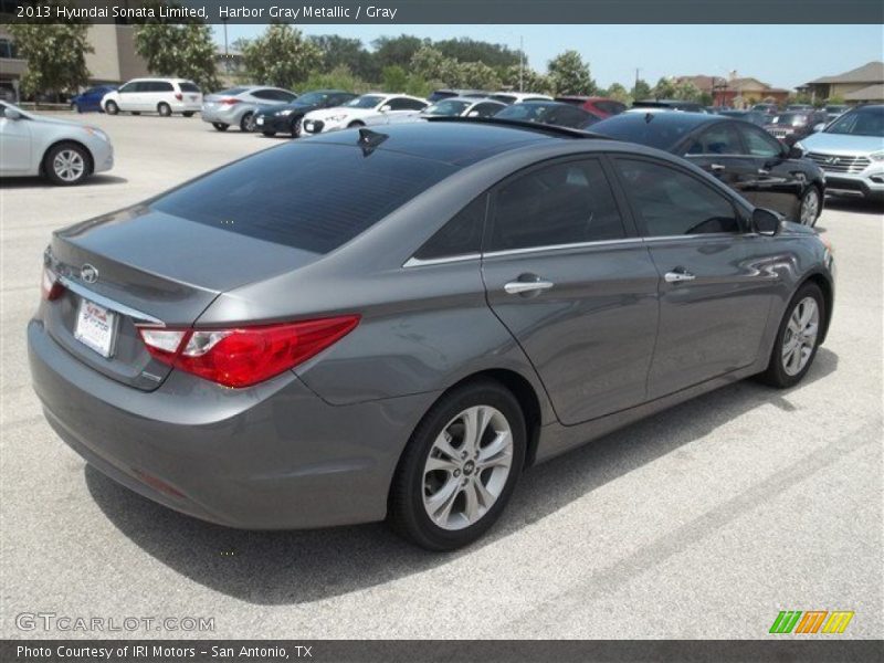 Harbor Gray Metallic / Gray 2013 Hyundai Sonata Limited