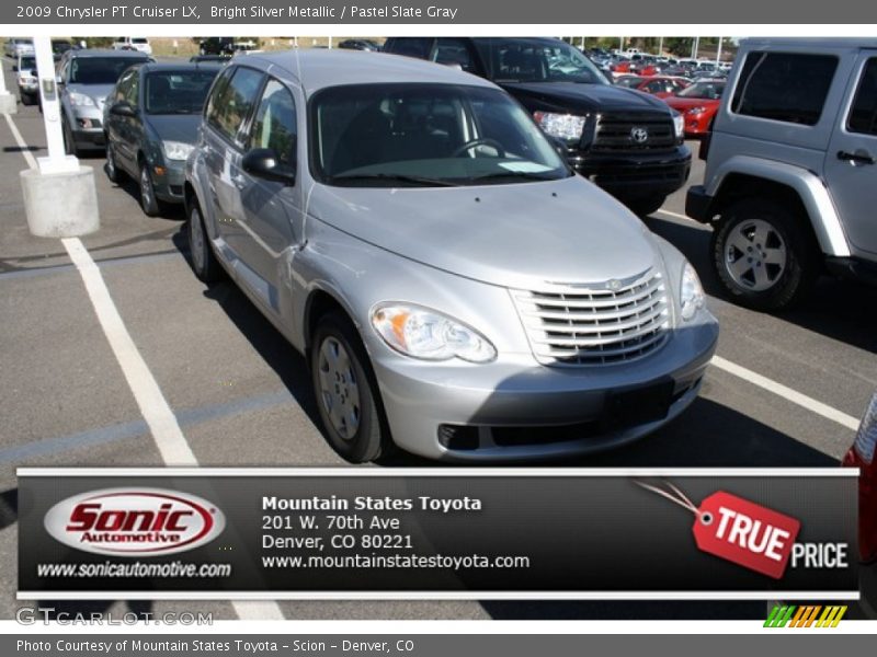 Bright Silver Metallic / Pastel Slate Gray 2009 Chrysler PT Cruiser LX