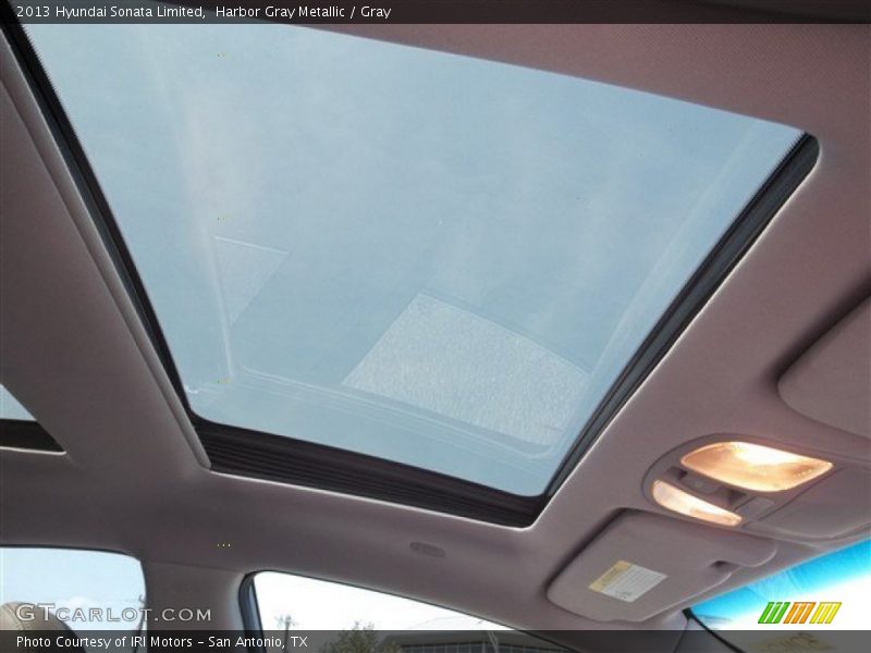 Harbor Gray Metallic / Gray 2013 Hyundai Sonata Limited