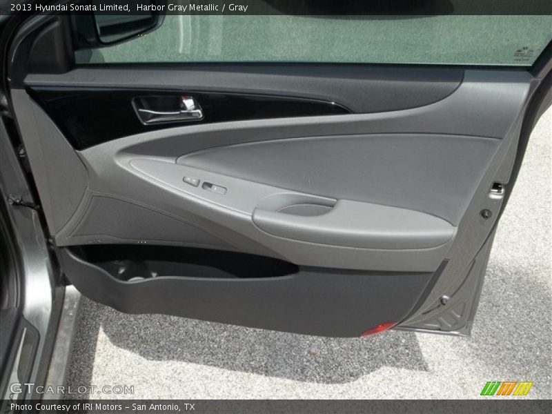 Harbor Gray Metallic / Gray 2013 Hyundai Sonata Limited