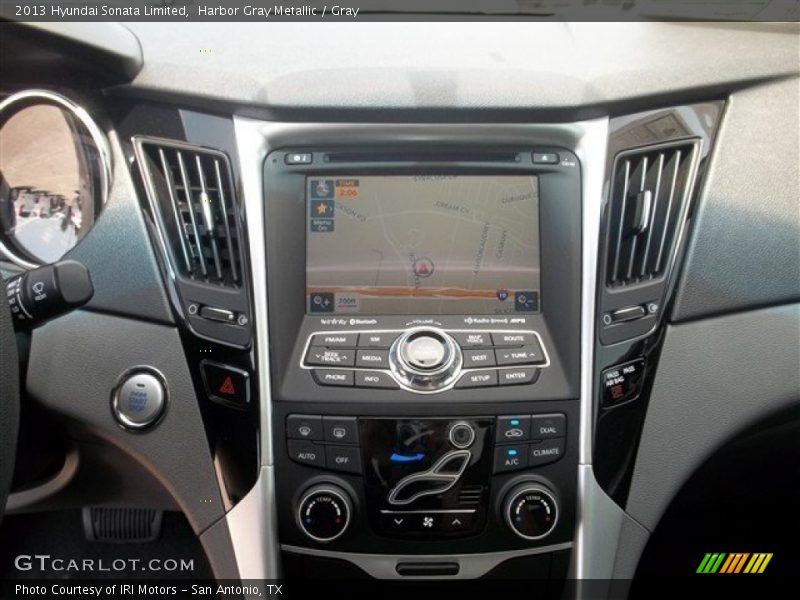 Harbor Gray Metallic / Gray 2013 Hyundai Sonata Limited