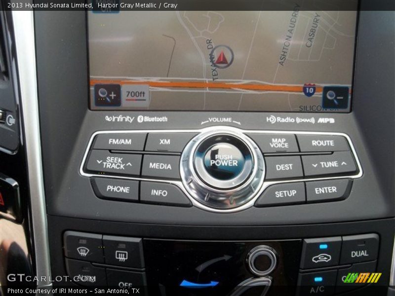 Harbor Gray Metallic / Gray 2013 Hyundai Sonata Limited