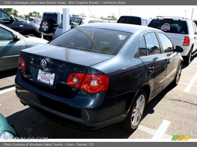 Blue Graphite Metallic / Anthracite Black 2006 Volkswagen Jetta Value Edition Sedan