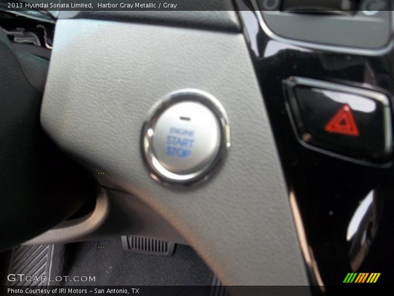Harbor Gray Metallic / Gray 2013 Hyundai Sonata Limited