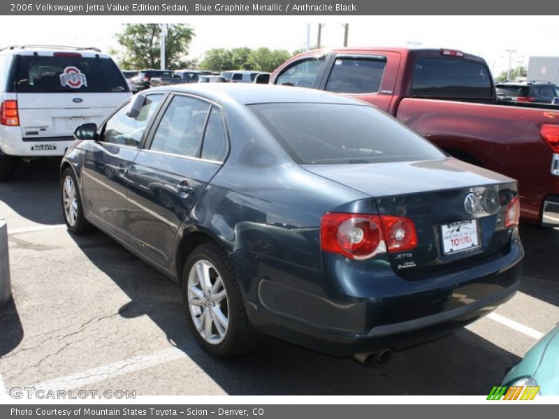 Blue Graphite Metallic / Anthracite Black 2006 Volkswagen Jetta Value Edition Sedan