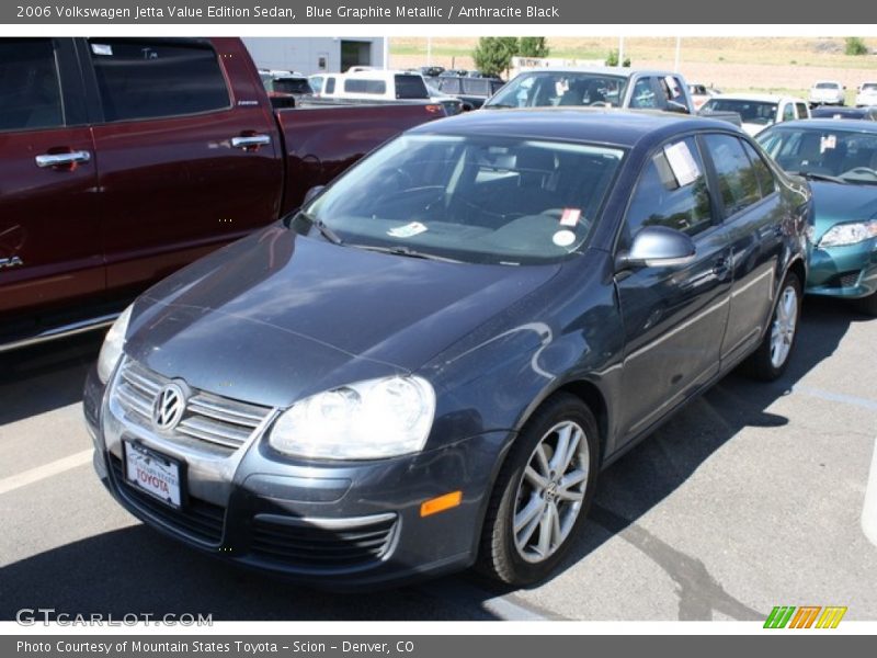 Blue Graphite Metallic / Anthracite Black 2006 Volkswagen Jetta Value Edition Sedan