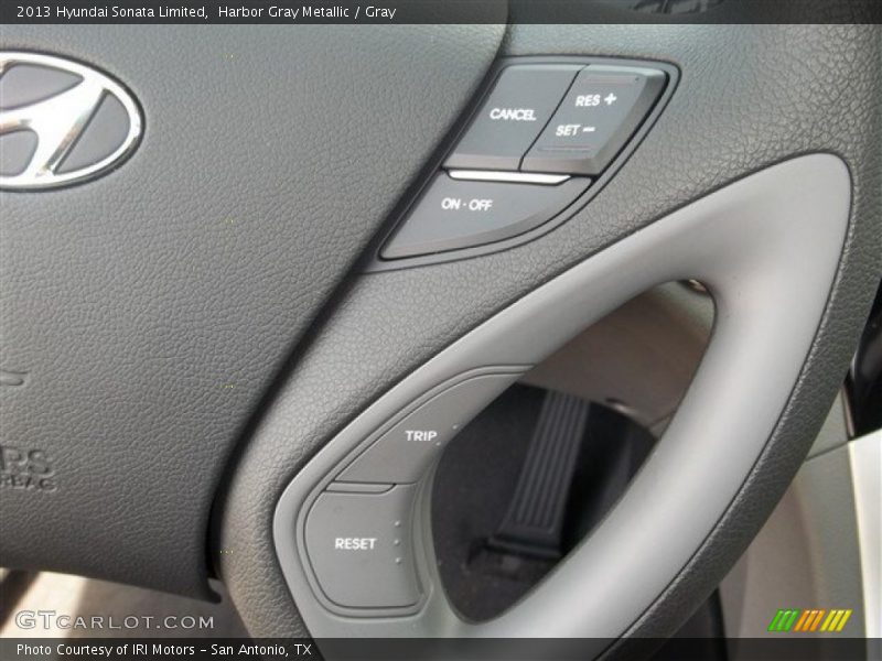 Harbor Gray Metallic / Gray 2013 Hyundai Sonata Limited