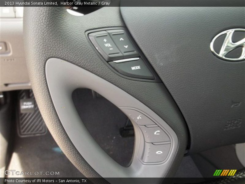 Harbor Gray Metallic / Gray 2013 Hyundai Sonata Limited