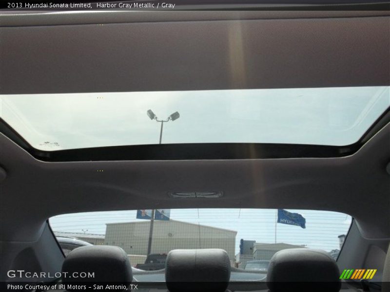 Harbor Gray Metallic / Gray 2013 Hyundai Sonata Limited