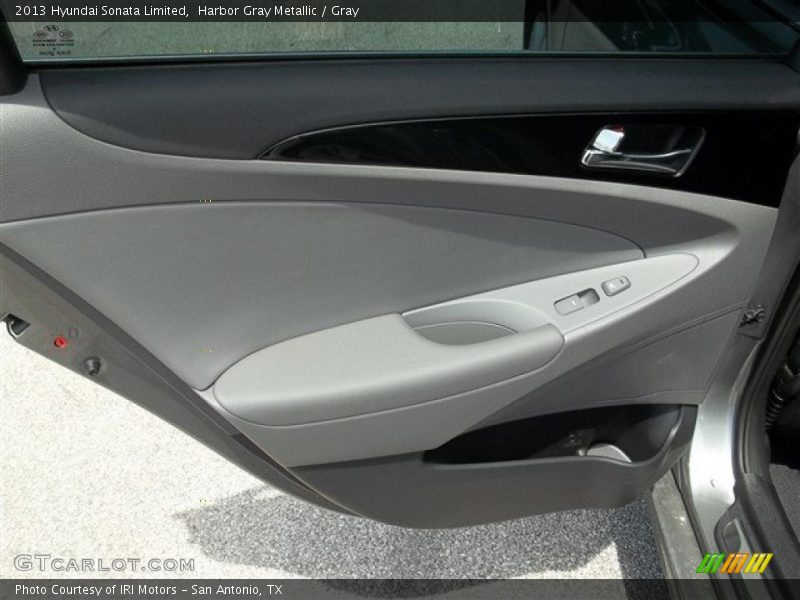Harbor Gray Metallic / Gray 2013 Hyundai Sonata Limited