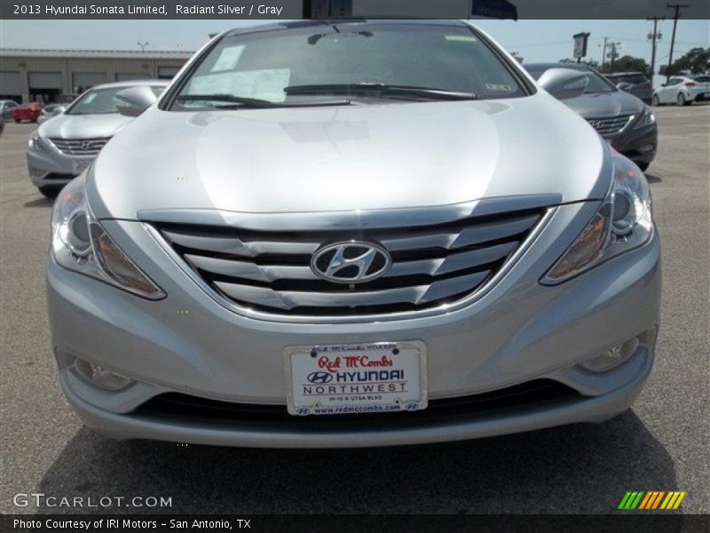 Radiant Silver / Gray 2013 Hyundai Sonata Limited