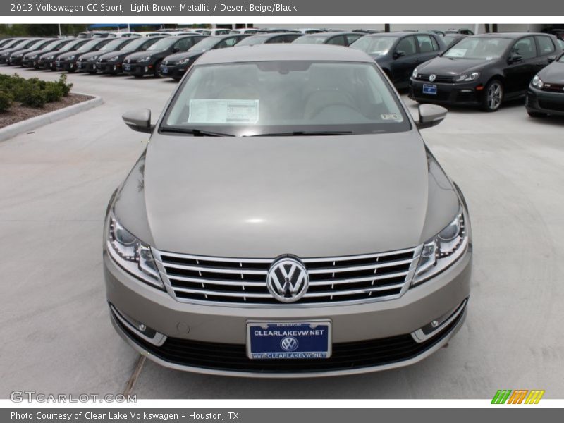 Light Brown Metallic / Desert Beige/Black 2013 Volkswagen CC Sport