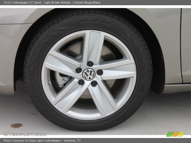 Light Brown Metallic / Desert Beige/Black 2013 Volkswagen CC Sport