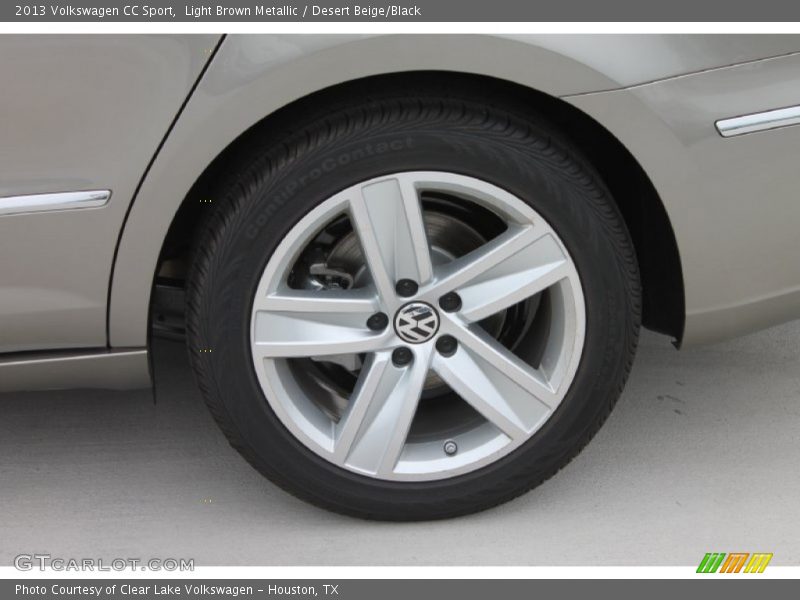 Light Brown Metallic / Desert Beige/Black 2013 Volkswagen CC Sport