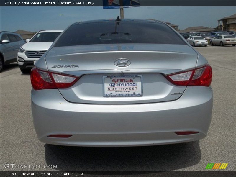 Radiant Silver / Gray 2013 Hyundai Sonata Limited