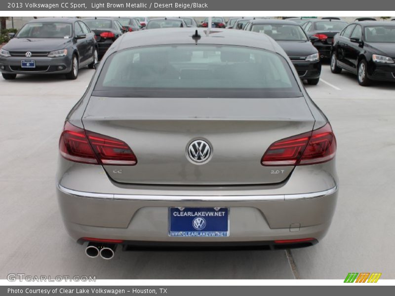 Light Brown Metallic / Desert Beige/Black 2013 Volkswagen CC Sport