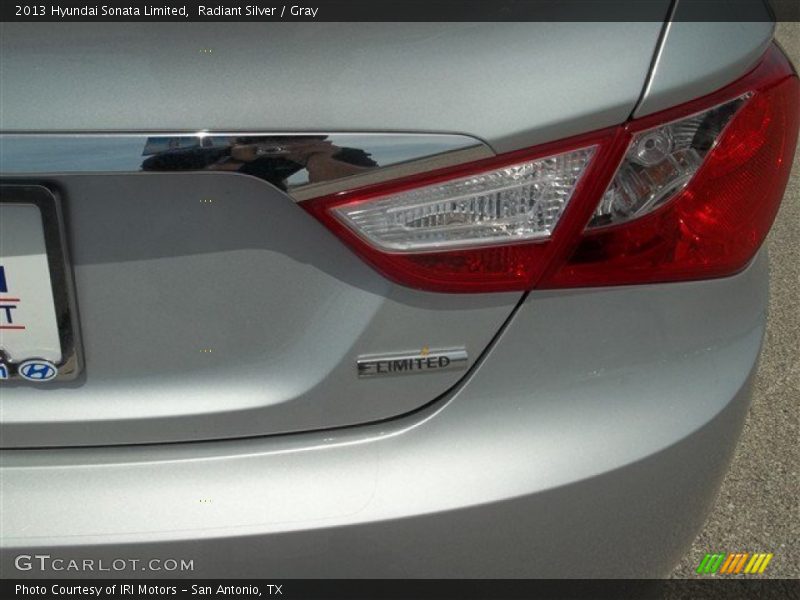 Radiant Silver / Gray 2013 Hyundai Sonata Limited