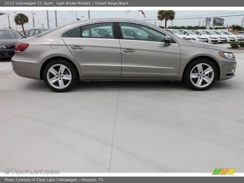 Light Brown Metallic / Desert Beige/Black 2013 Volkswagen CC Sport