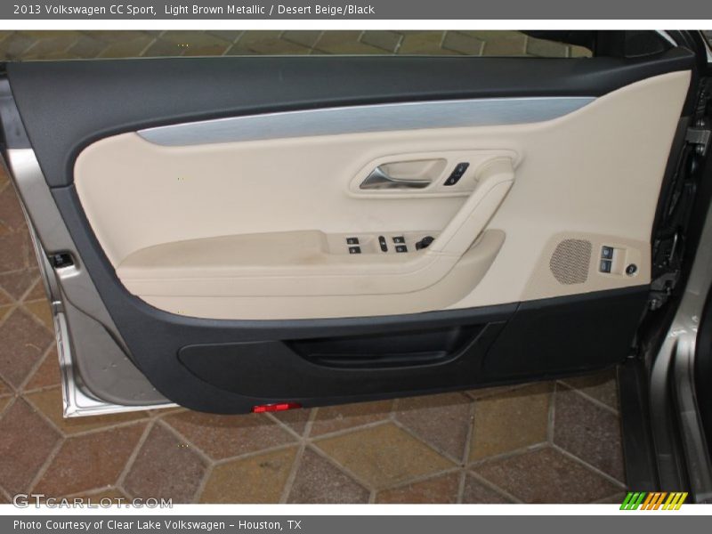 Light Brown Metallic / Desert Beige/Black 2013 Volkswagen CC Sport