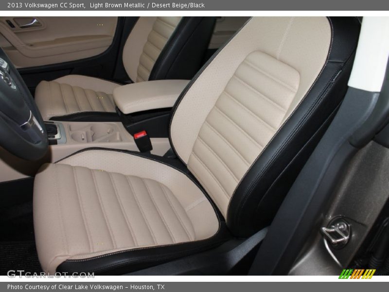 Light Brown Metallic / Desert Beige/Black 2013 Volkswagen CC Sport