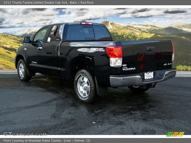 Black / Red Rock 2013 Toyota Tundra Limited Double Cab 4x4