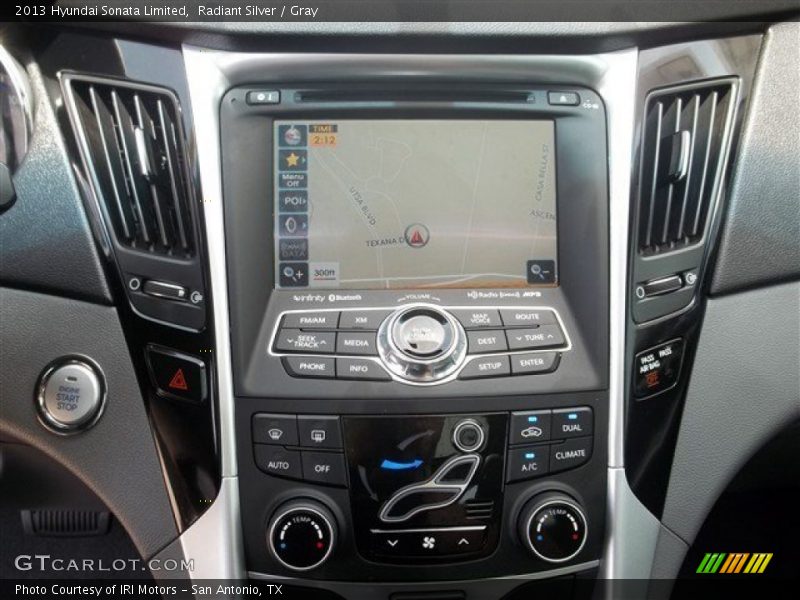 Radiant Silver / Gray 2013 Hyundai Sonata Limited